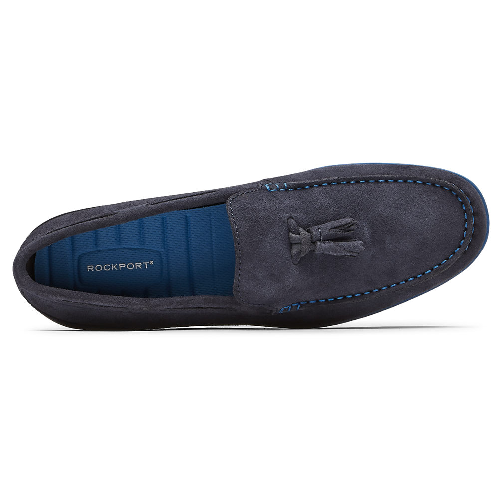Rockport Loafers Herr Blå - Malcom Tassel - ADMSR9564